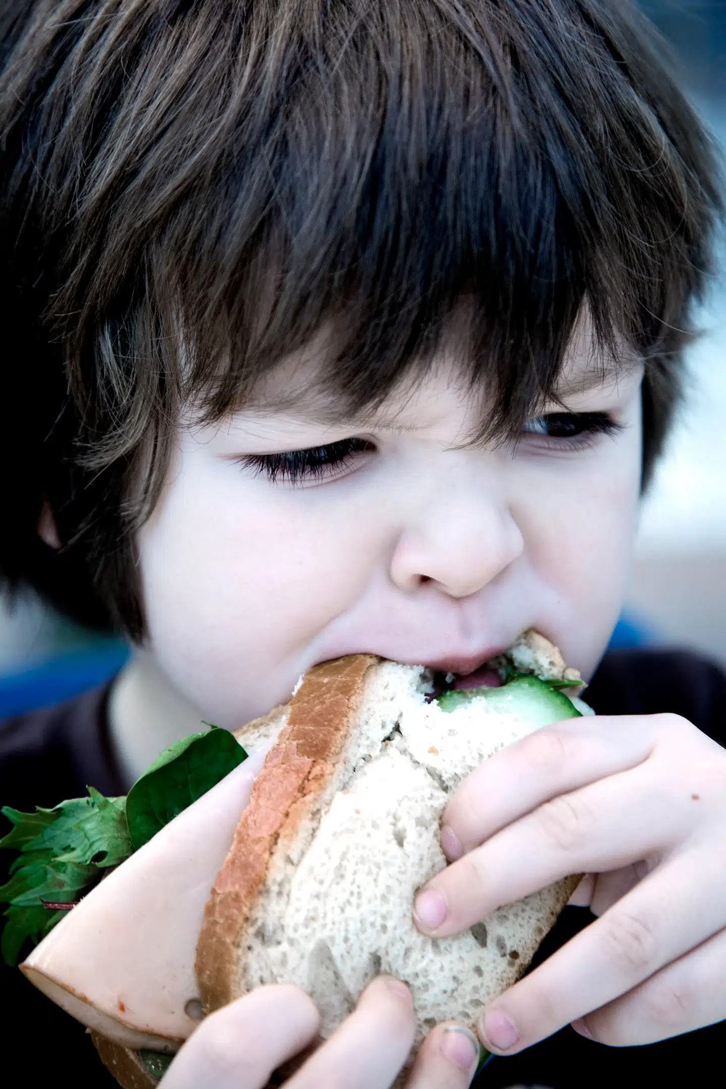 Når man får en bid i den gale hals, havner maden i luftrøret i stedet for spiserøret.
Foto: Scanpix