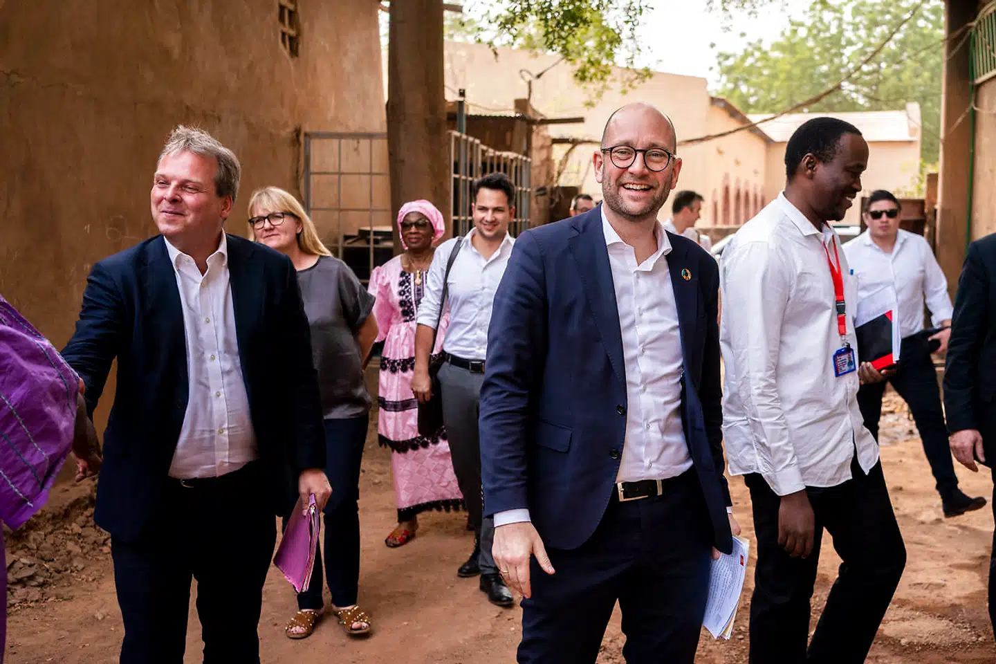 Udviklingsminister Rasmus Prehn (S) besøger en teknisk skole i Ouagadougou, Burkina Faso, onsdag den 23. januar 2020. Foto: Ida Marie Odgaard/Ritzau Scanpix