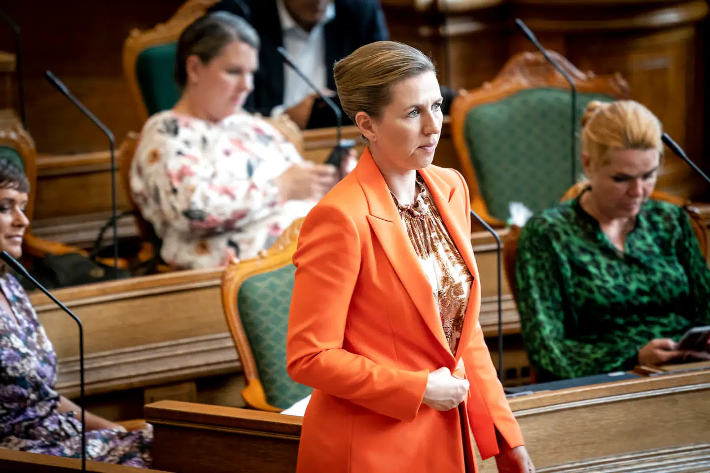 Velfærdsstaten har reddet os gennem krisen, lyder det fra Mette Frederiksen. Foto: Mads Claus Rasmussen