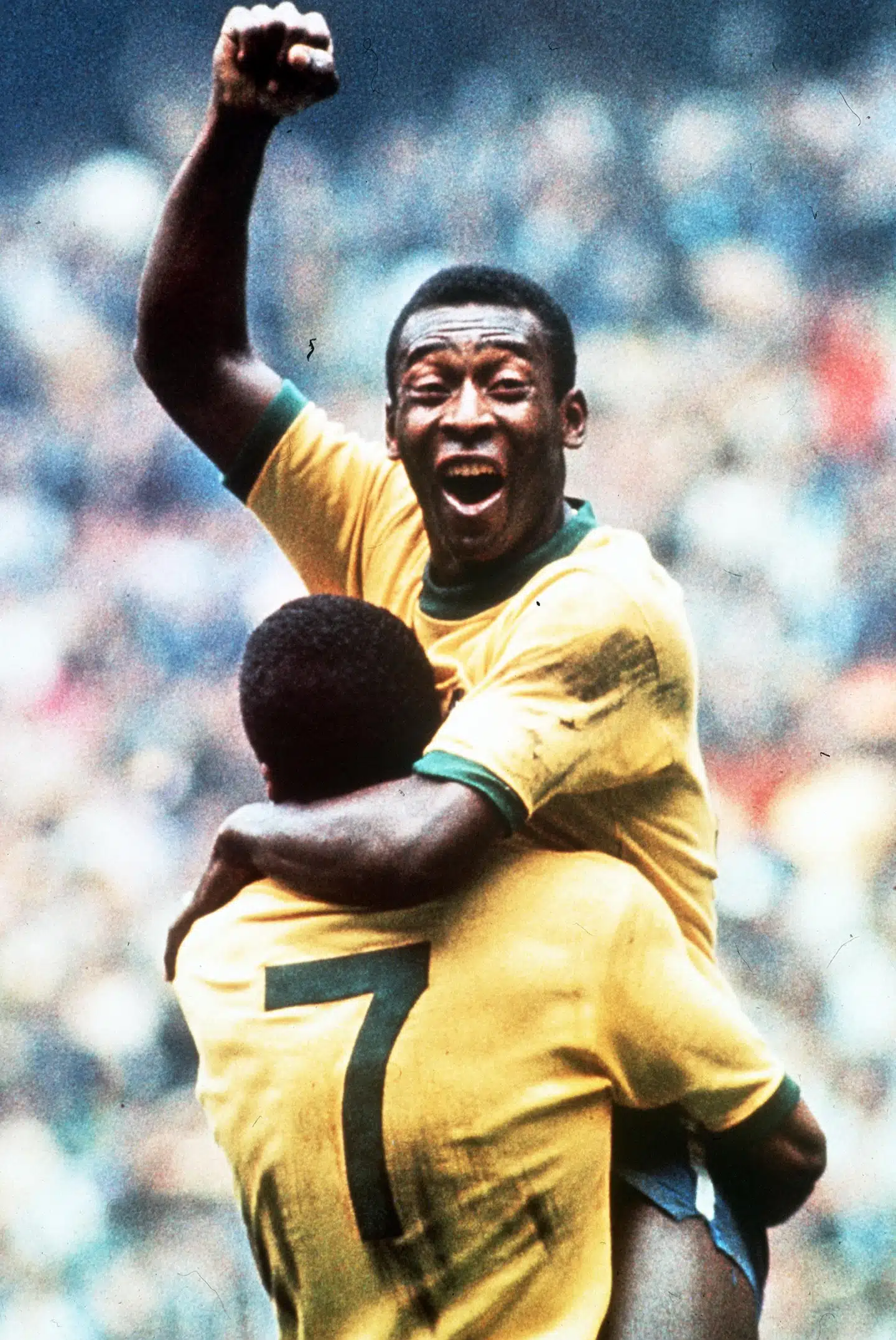 Pelé under VM-finalen mod Italien i Mexico City. Foto: Sven Simon