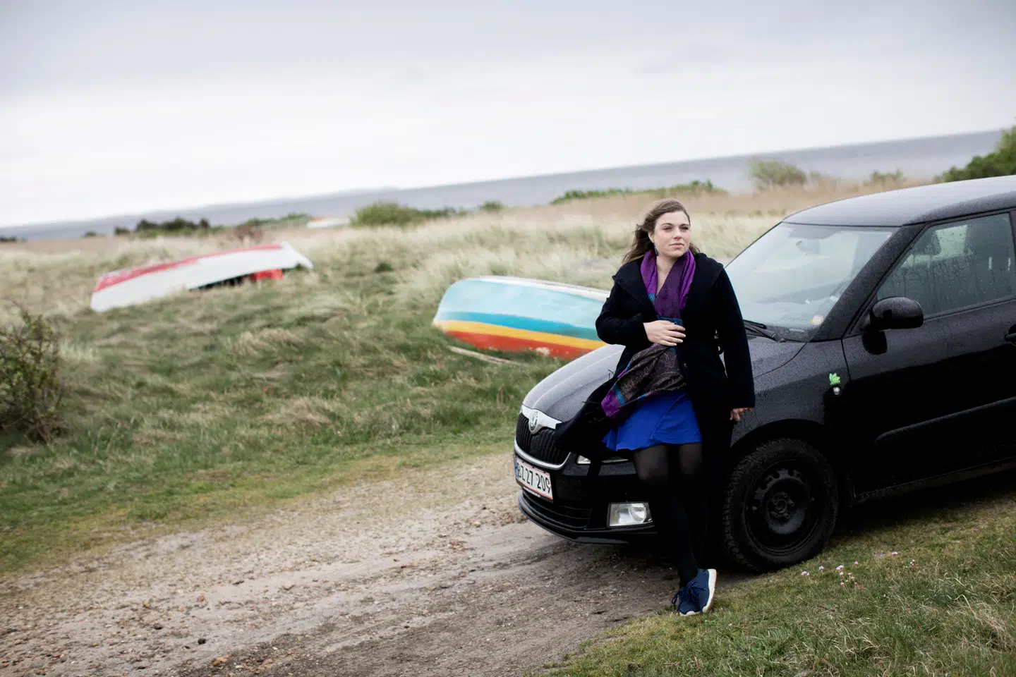 50.000 kr. er også en slags penge. Et langt og vanskeligt kørekortforløb slugte Stine Pilgaards gevinst fra Biblioteksprisen, men gav også inspiration til bogen »Meter i sekundet«. Foto: Tor Birk Trads