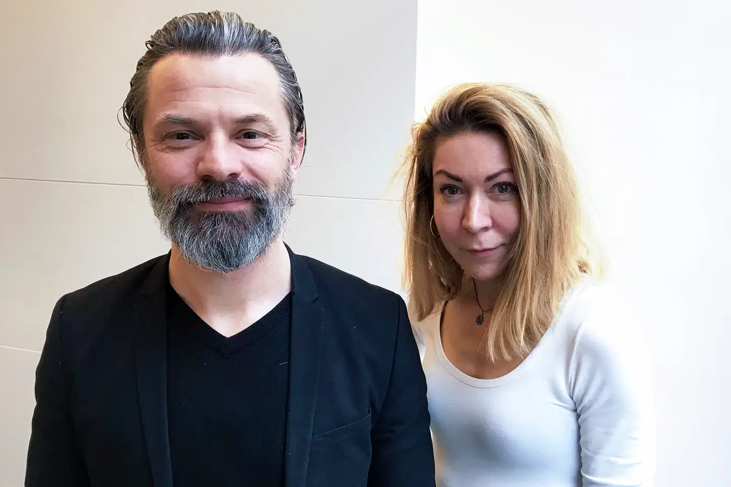 Fysiker Christoffer Karoff og Lone Frank.