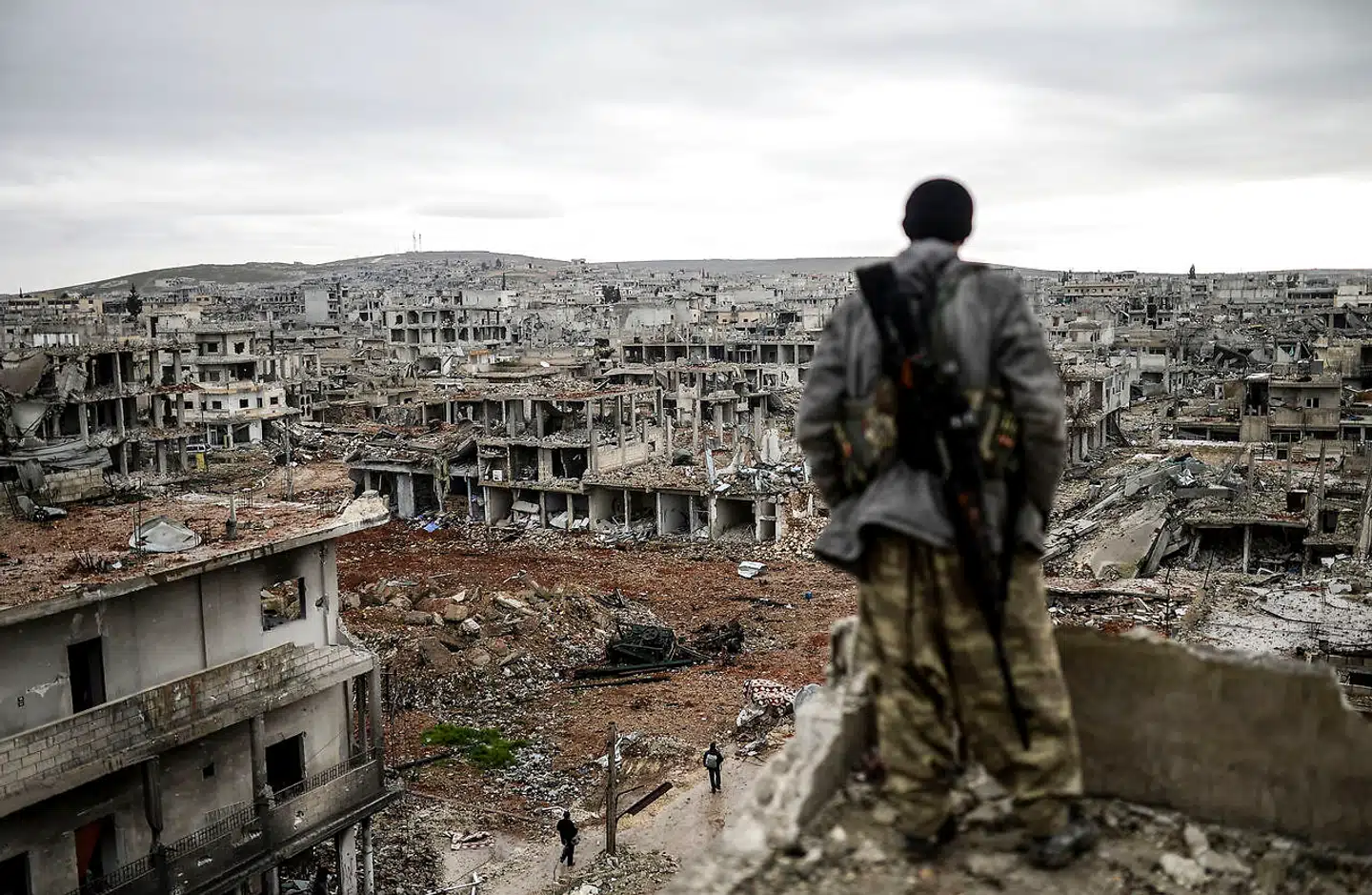 Kobane, Syrien. Foto: Bulent Kilic/Ritzau Scanpix