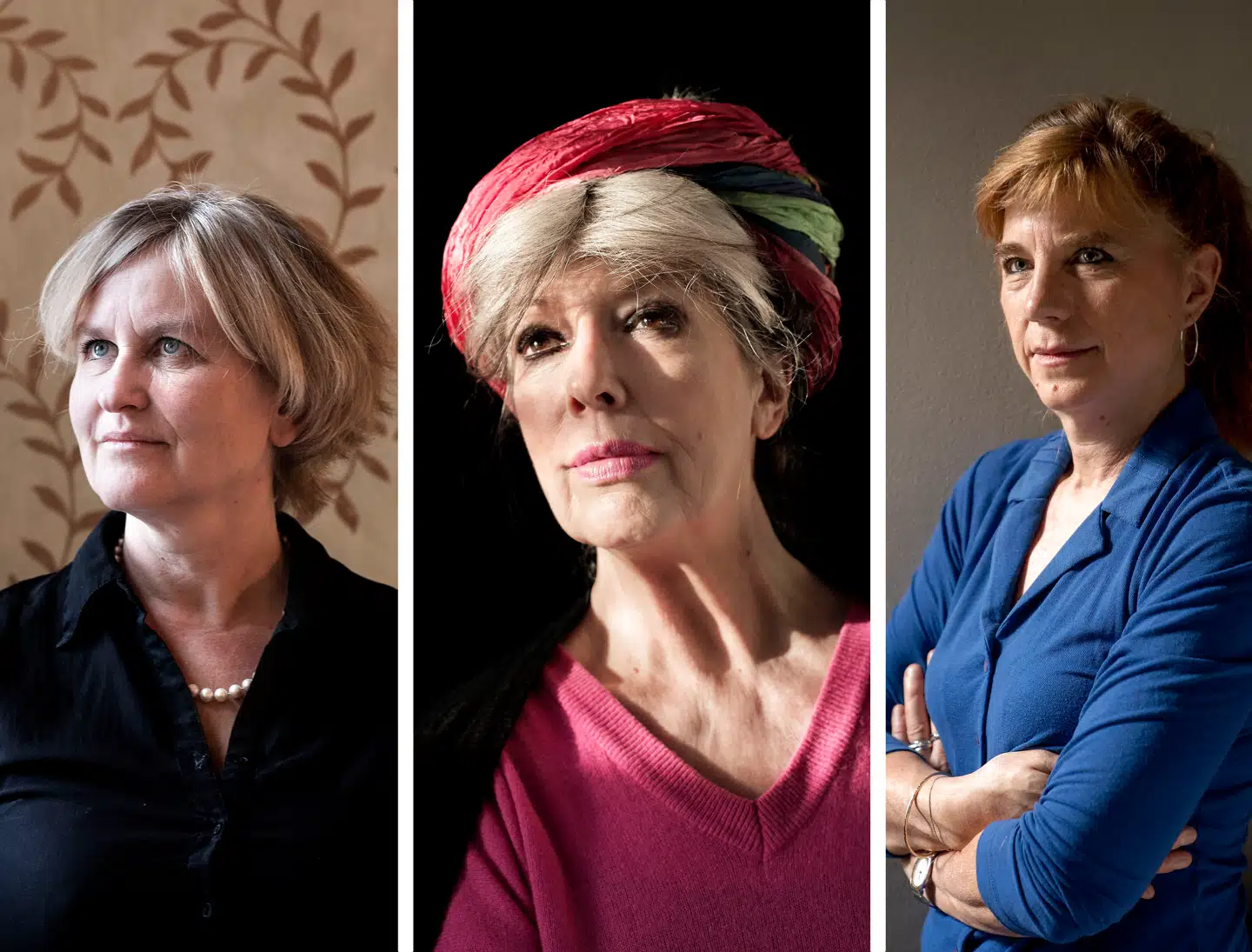 Ida Jessen, Suzanne Brøgger og Marianne Stidsen er centrale aktører i den kamp, der udspiller sig i Det Danske Akademi. Foto: Ritzau Scanpix