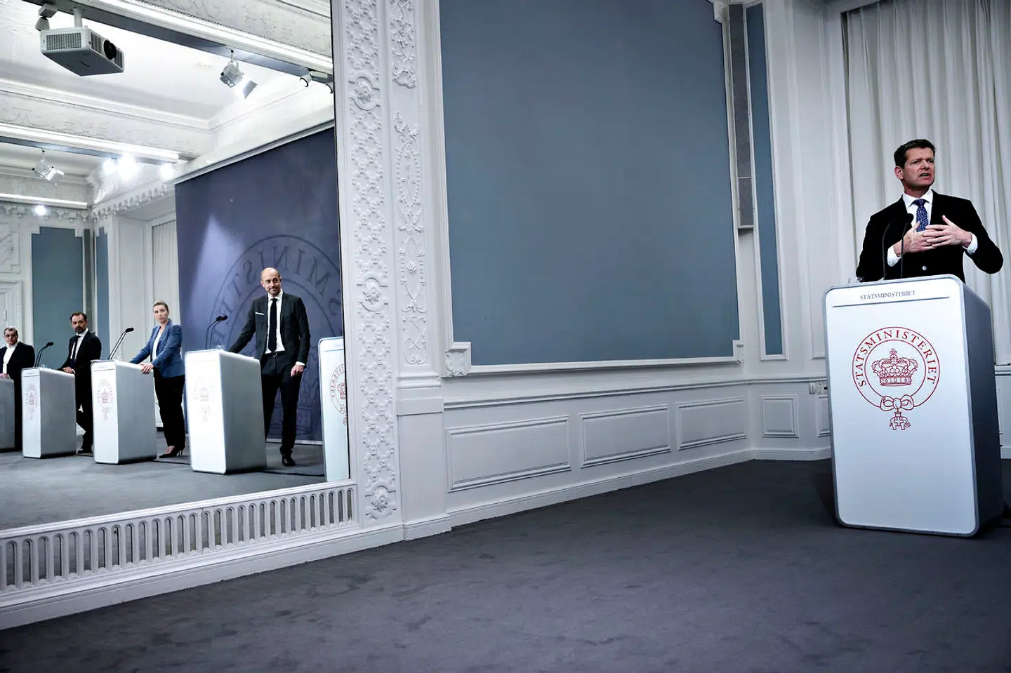 Vi stod totalt uforberedte. Eneste plan har været at købe tid, indtil vi fik greb om, hvad vi stod med, og hvordan det kan bekæmpes. Foto: Philip Davali / Ritzau Scanpix