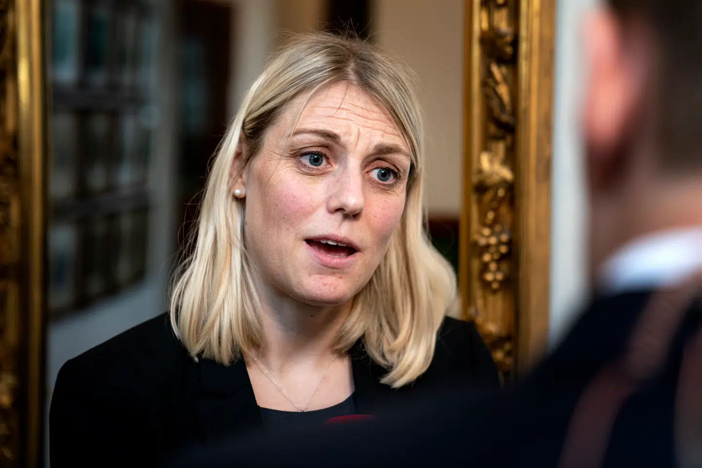 »Det er baggrunden for, at vi har hævet beredskabet. Vi ved, der er nogle, som vil udnytte den situation, vi står i,« siger forsvarsminister Trine Bramsen. Foto: Ida Guldbæk Arentsen, Scanpix