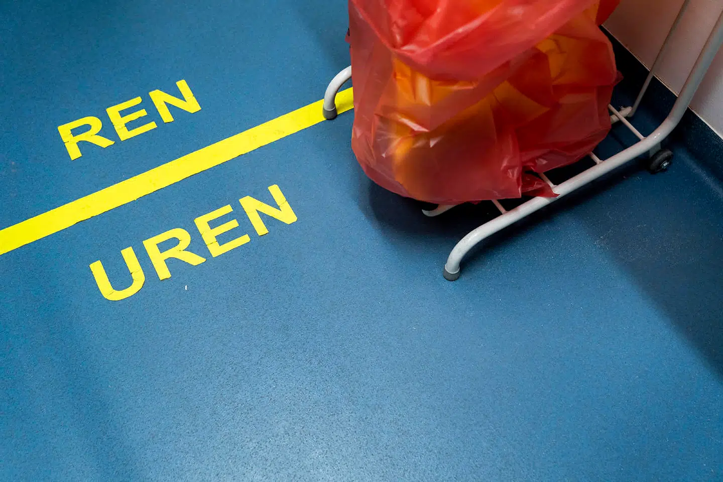 Siden slutningen af januar er blandet andet Hvidovre Hospital gjort klar i tilfælde af stor spredning af coronavirus. Foto: Ida Marie Odgaard / Ritzau Scanpix