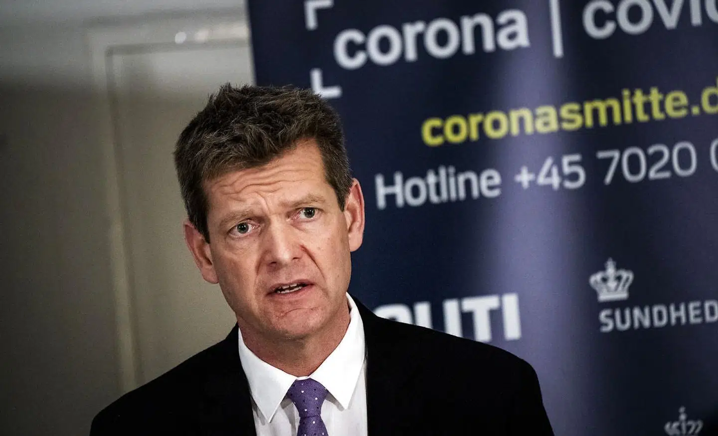 Sundhedsstyrelsen med Søren Brostrøm som direktør anslår, at 10 procent af danskerne vil være smittet med coronavirus inden sommer. Foto: Ida Marie Odgaard / Ritzau Scanpix