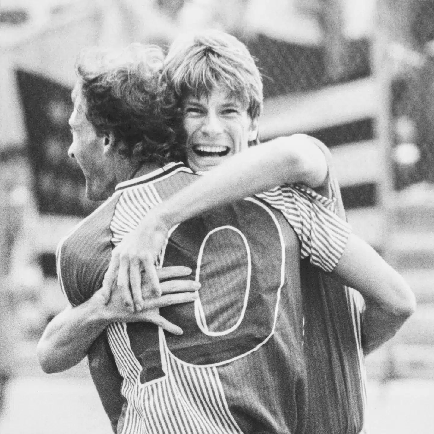 Michael Laudrup og Preben Elkjær. Foto: Kim Agersten/Ritzau Scanpix