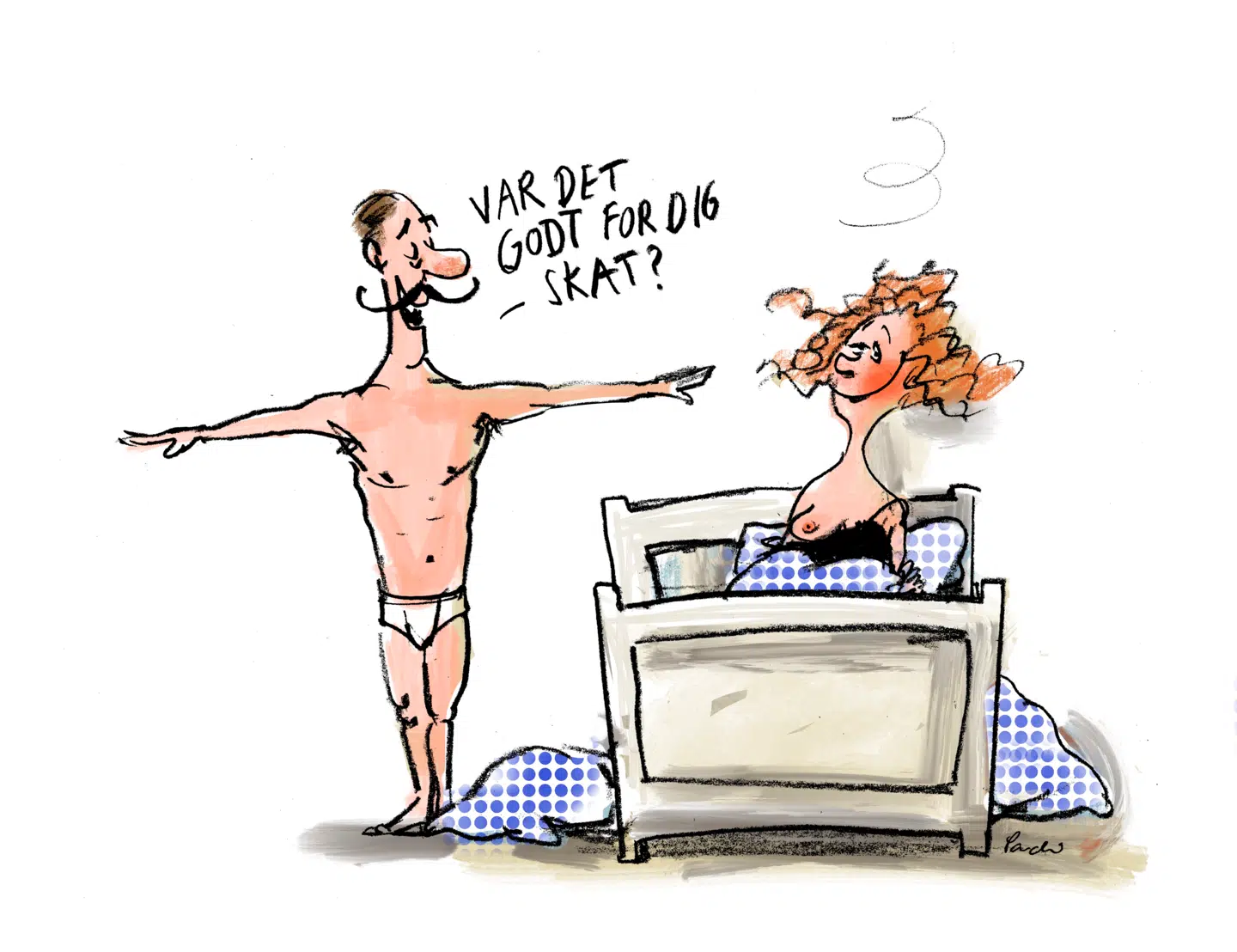 Der bør udvikles en maskulin pendant til feminismen. Hans Bonde har et bud. Illustration: Charlotte Pardi