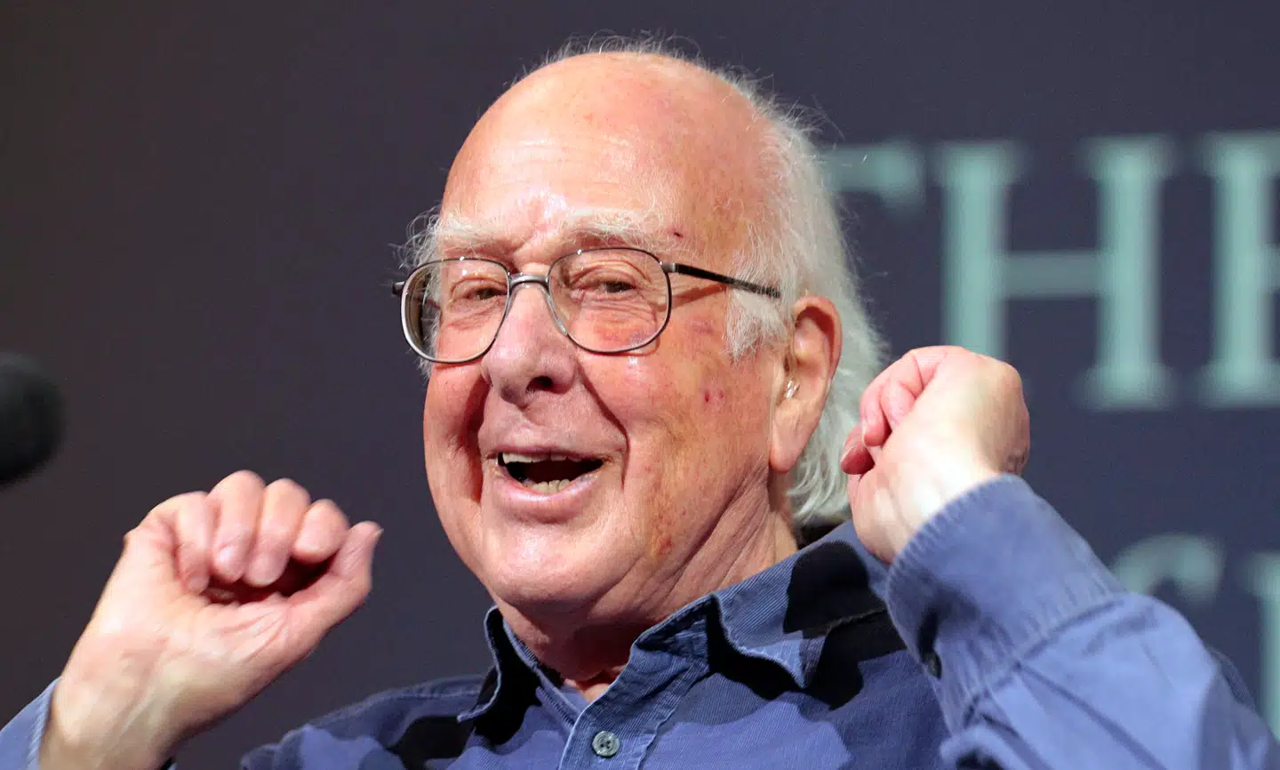 Peter Higgs fik sammen med Francois Englert nobelprisen i fysik i 2013. Foto: Graham Stuart / EPA