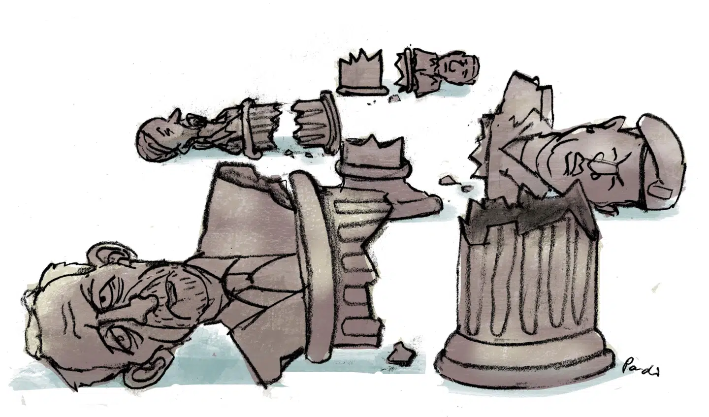 »Vil man være regeringsbærende – og dermed forandringsskabende – skal man være i samklang med de bekymringer, vores kernevælgere har, hvad enten det drejer sig om indvandring, centralisering eller livsstilsspørgsmål.« Illustration: Charlotte Pardi