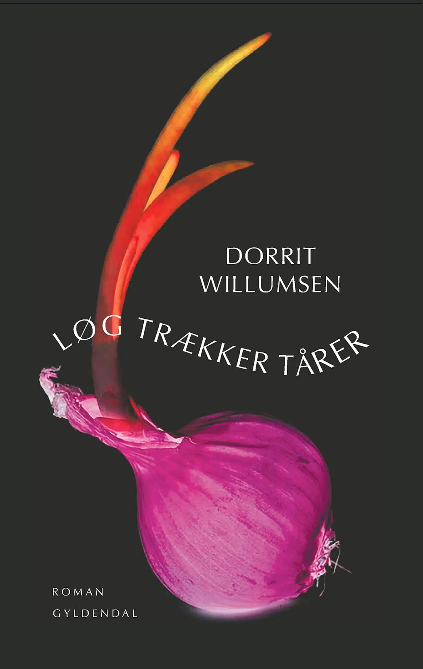 Løg trækker tårer af Dorrit Willumsen. Foto: Omslag fra bogen