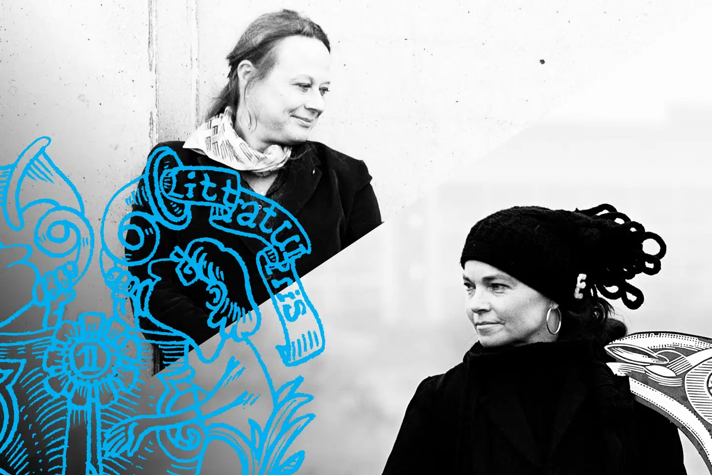 Merete Pryds Helle og Helle Vibeke Jensen. Foto: Katrine Becker Damkjær og Marius Nyheim