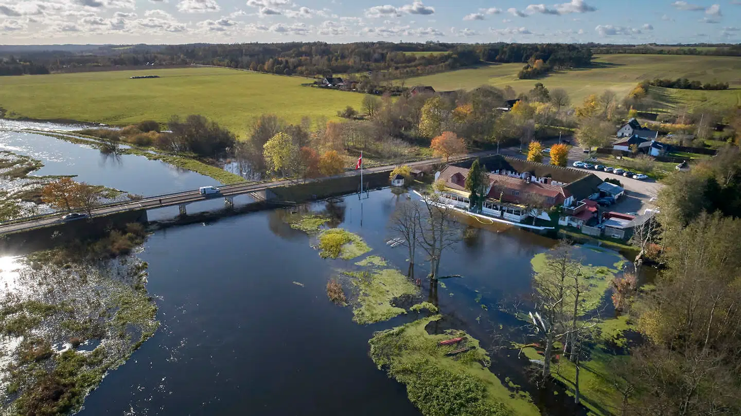 Gudenåen ved Svostrup kro. Arkivfoto: Morten Rasmussen / Ritzau Scanpix