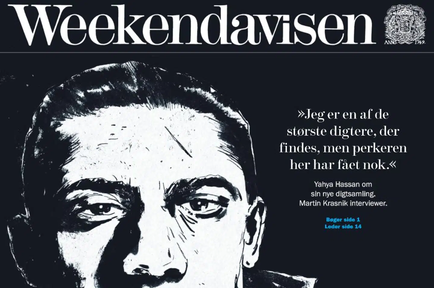 Forsiden af Weekendavisen fredag 8. november 2019.