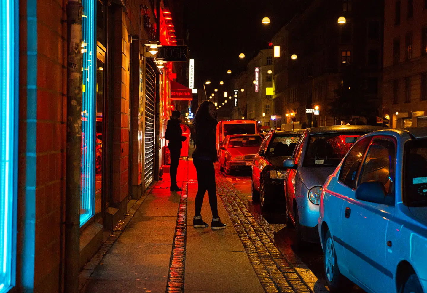 Flere havde det vanskeligt med formand Jann Sjursen, hvis han fortsat ønskede at tale om »prostitution«. Istedgade i København, lørdag den 14. oktober 2017.
