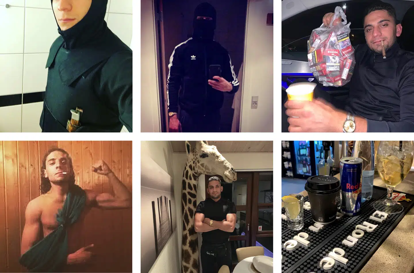 Privatfotos fra Yahya Hassans Instagram-profiler