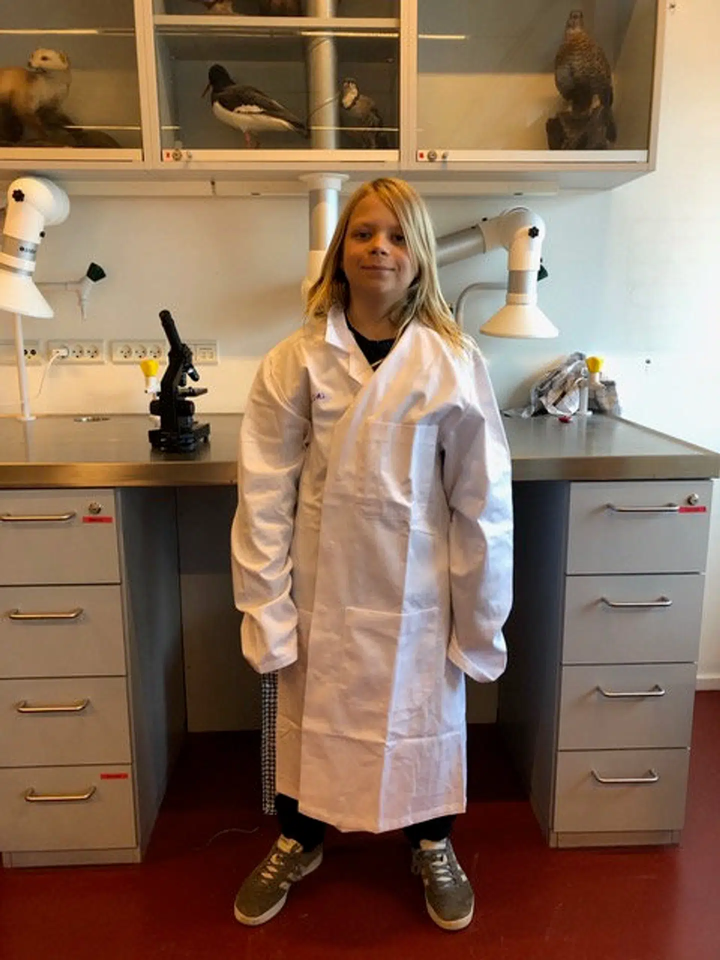 »Videnskab er bare fedt,« synes 11-årige Alfred. Foto: Kristoffer Lottrup