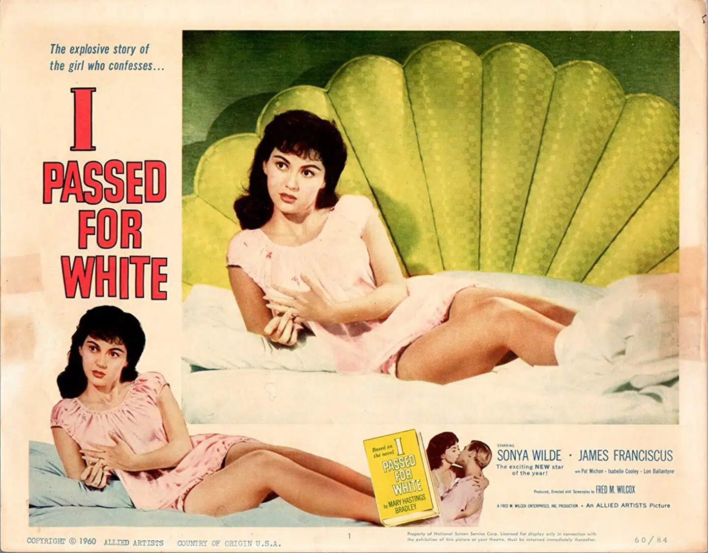 Den amerikansk film I Passed for White (1960) handlede om en »sort« kvinde, der var så lys, at alle troede, hun var hvid. Den fik ikke premiere i Danmark. Måske fordi det her stadig var svært at tro, at hvide mennesker kunne betragtes som sorte.