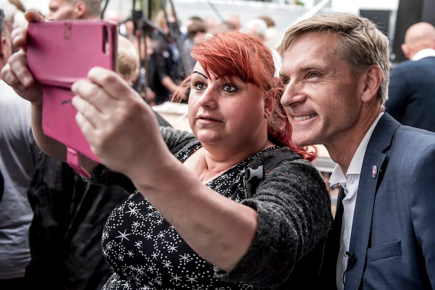 Dansk Folkeparti har måske været lidt for pæne, lidt for usynlige, lidt for optaget af arbejdet i maskinrummet: Fotografiet af Kristian Thulesen Dahl er fra Folkemødet i juni. Foto: Mads Claus Rasmussen/Ritzau Scanpix