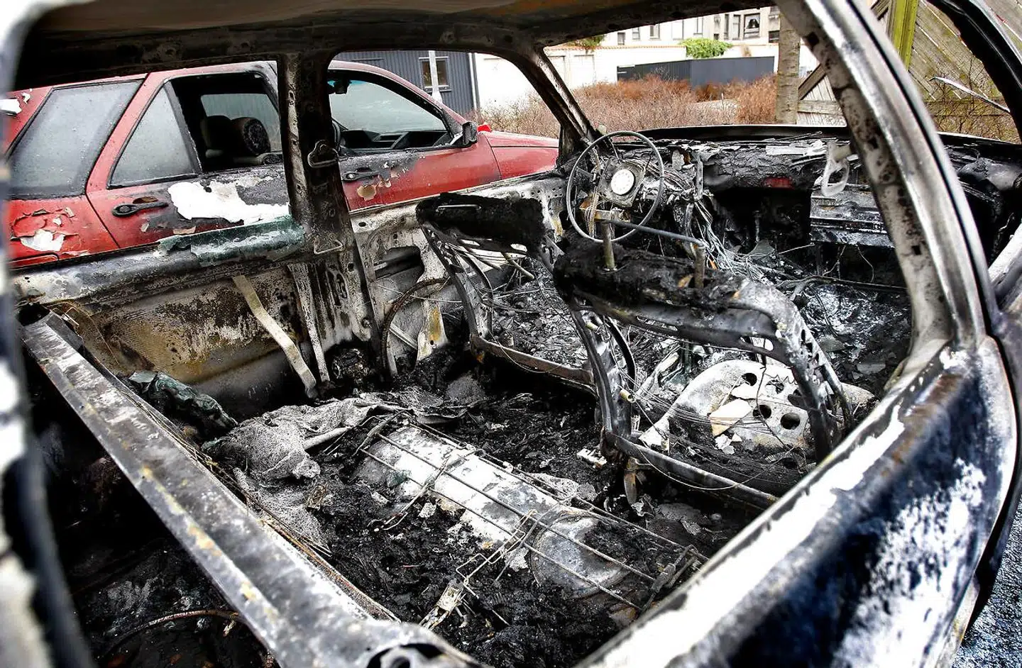 Antallet af påsatte bilbrande kan være op mod 800 om året. Arkivfoto: Bax Lindhardt