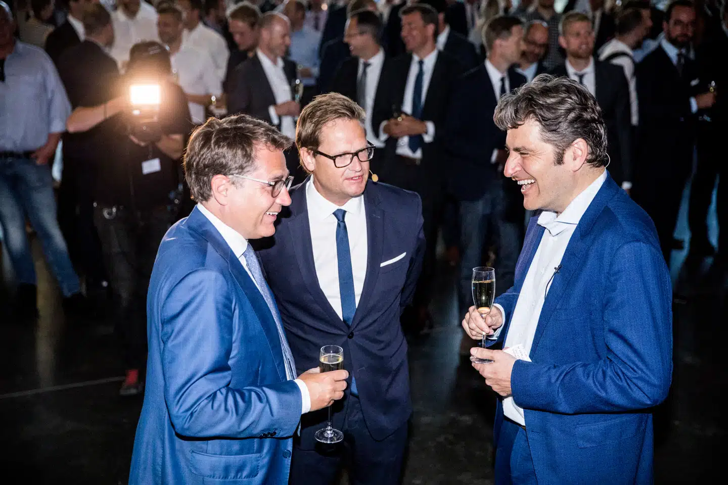 Sidste år fejrede Brian Mikkelsen børsnoteringen af virksomheden Netcompany som erhvervsminister. I dag er han direktør i Dansk Erhverv. Foto: Nikolai Linares/Ritzau Scanpix