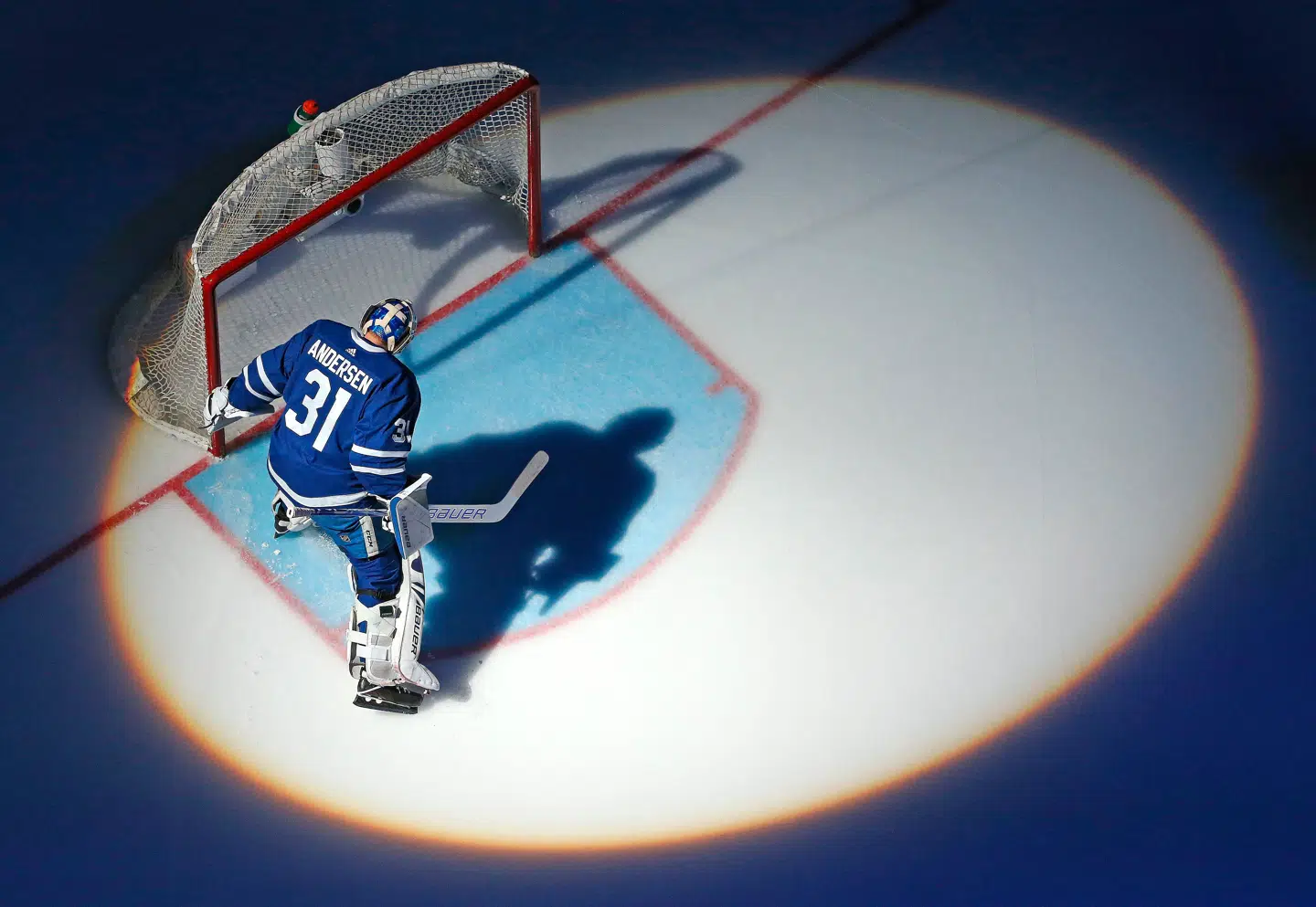 Frederik Andersen: »Det kan indimellem godt være lidt ensomt at være målmand, for vi træner jo meget alene. Men jeg har altid følt mig godt tilpas på de hold, jeg har spillet på.« Foto: Claus Andersen/Getty Images