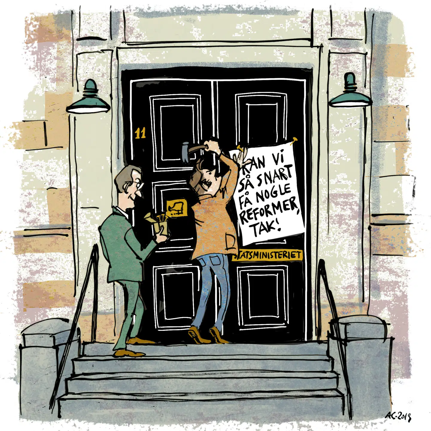 Måske er udsigterne for fortsatte reformer slet ikke så dystre, som årets valgkamp kan efterlade indtryk af? Illustration: Annette Carlsen