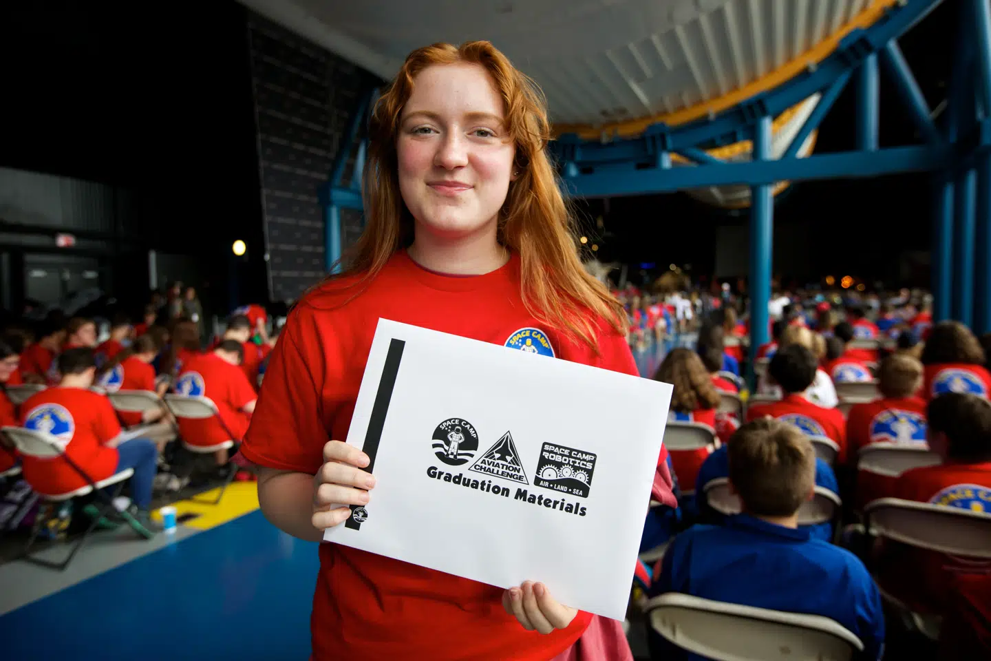 »Alt har været så spændende, og jeg vil være astronaut mere end nogensinde før,« lyder det glad fra Liva Nørgaard Naur, efter hun har bestået sin anden gang på Space Camp i Alabama. FOTO: Osie Greenway