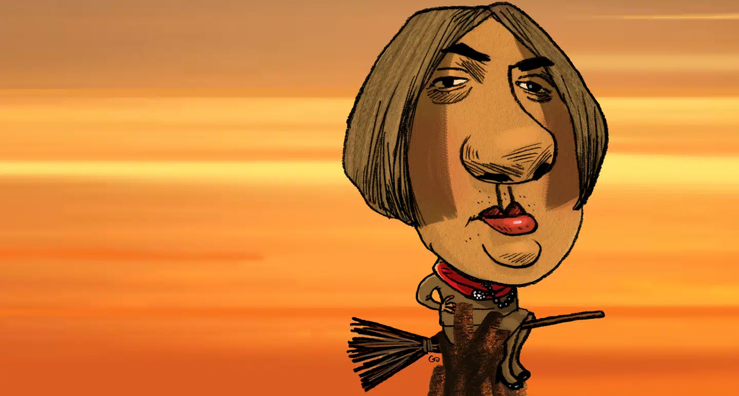 Kirsten Birgit og hendes slæng på 24Syv er blevet til skolegårdens mobbere, til dogmatikere, der opfatter enhver kritik som en del af den idioti, der omgiver dem. Illustration: Gitte Skov