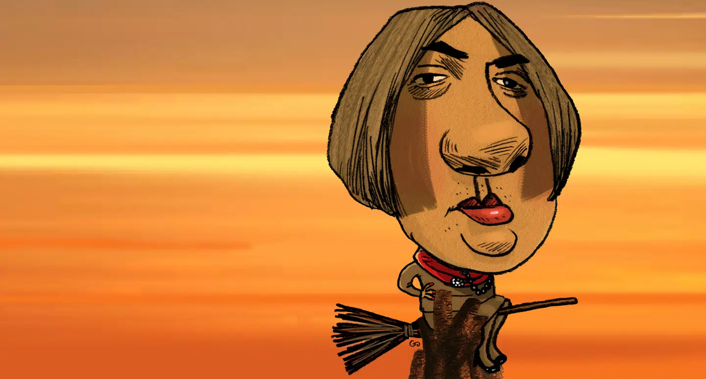 Kirsten Birgit og hendes slæng på 24Syv er blevet til skolegårdens mobbere, til dogmatikere, der opfatter enhver kritik som en del af den idioti, der omgiver dem. Illustration: Gitte Skov