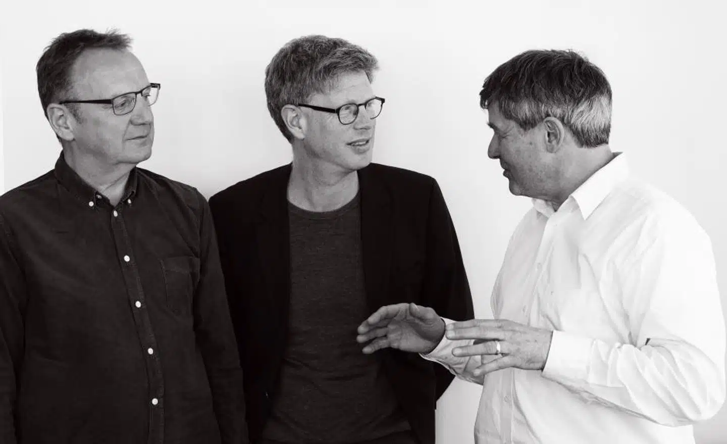 Hans Mortensen, Martin Krasnik og Arne Hardis skyder valgkampen i gang på Cafe Europa 1989 torsdag 2. maj 2019.