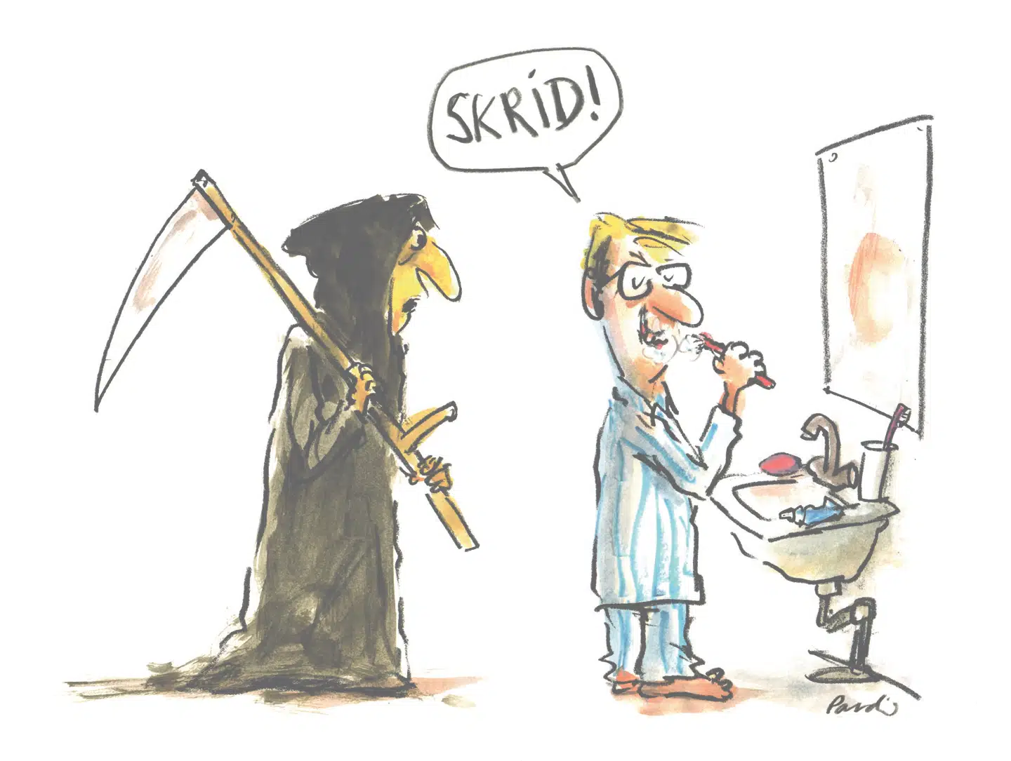 Ståstederne svæver måske mere i den frie luft, end Brinkmann er opmærksom på eller vil være ved. Illustration: Charlotte Pardi