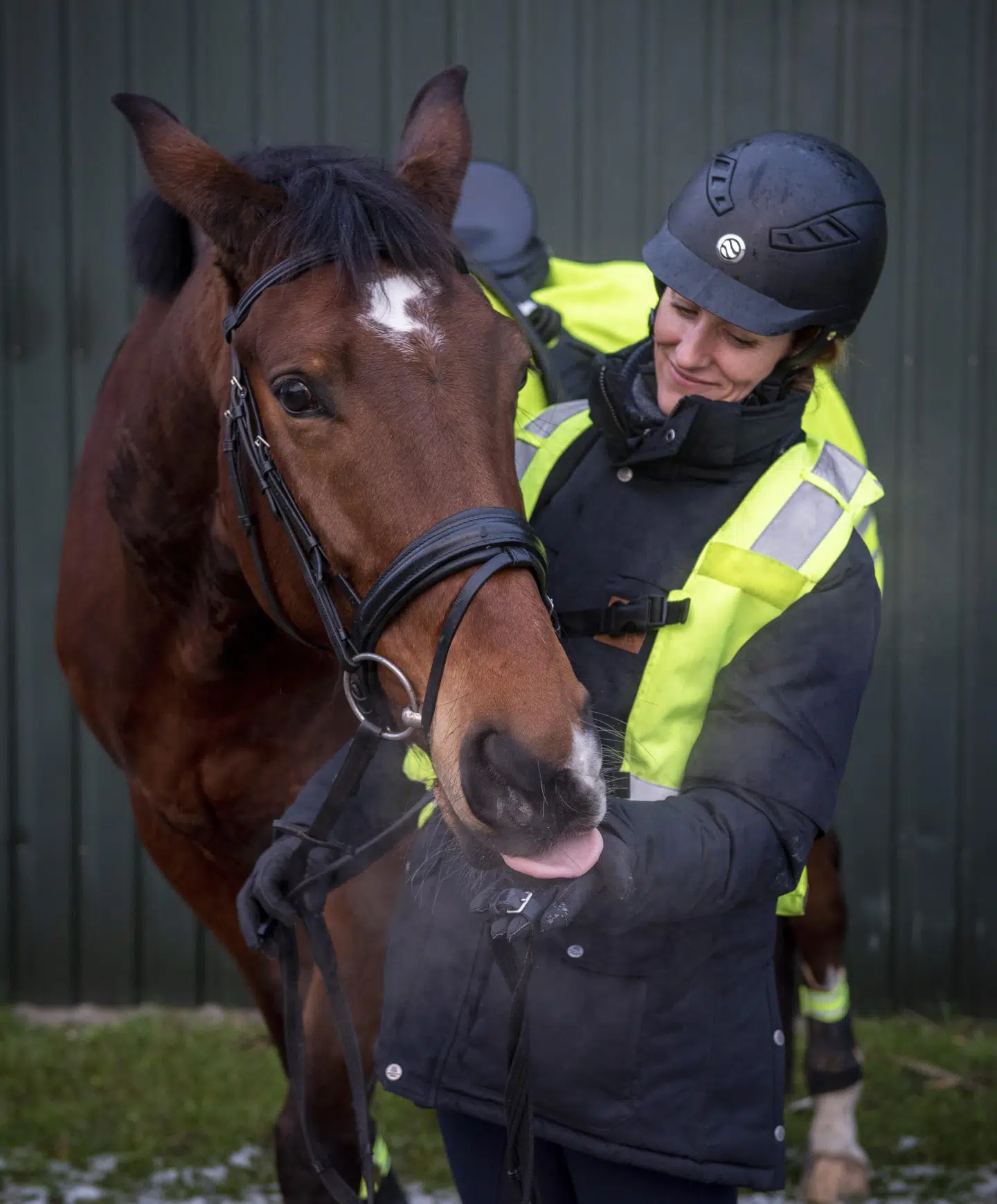 Nogle kollegaer har en tendens til at se rytterkorpset som en kransekagefigur, men det ridende politi er ikke kun til pynt, forsikrer Kristian. FOTO: PETRA THEIBEL JACOBSEN