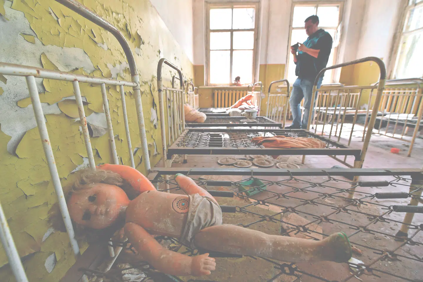 En børnehave fra en spøgelsesby nær Tjernobyl. FOTO: SERGEI SUPINSKY/ RITZAU SCANPIX