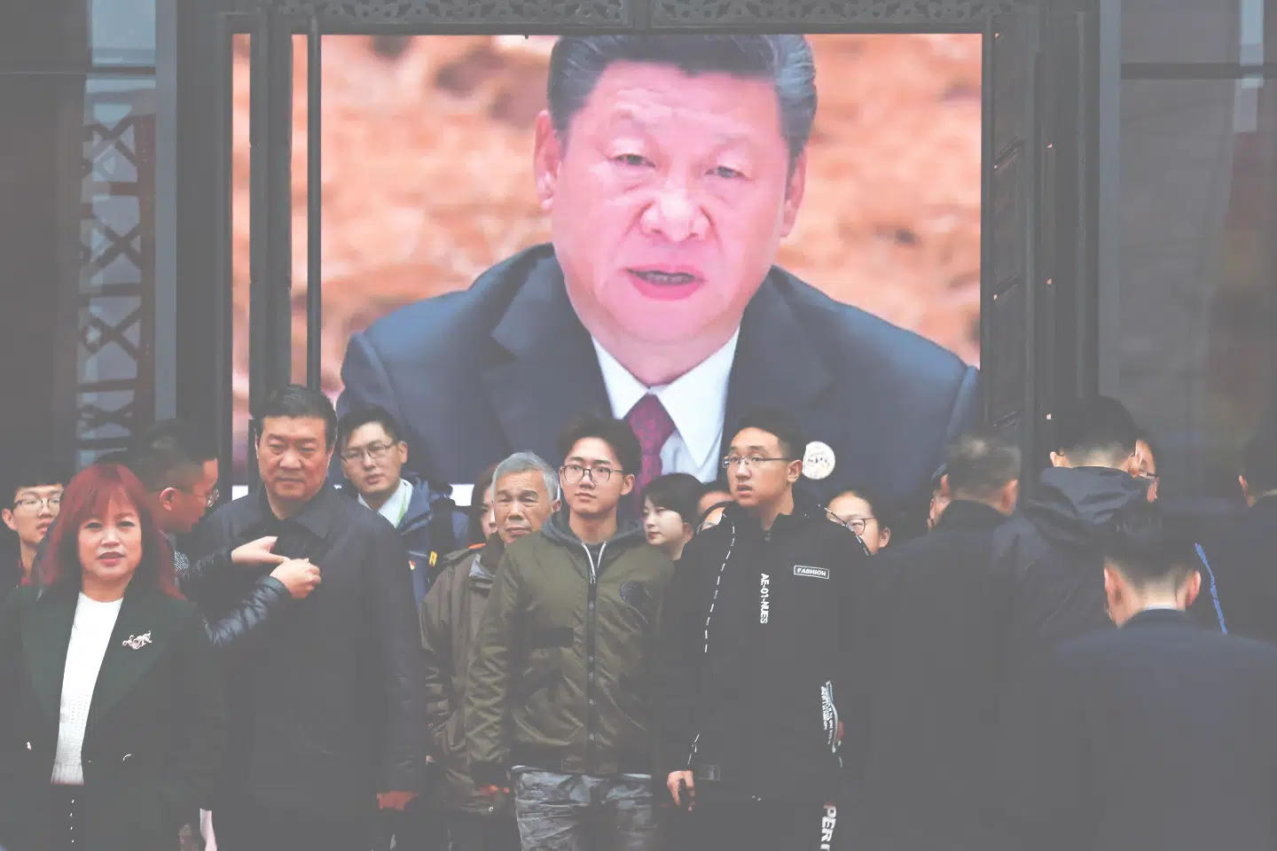 Fra Det Kinesiske Nationalmuseums udstilling i anledning af 40-året for markedsreformerne. Præsident Xi overstråler alt. FOTO: REUTERS/THOMAS PETER