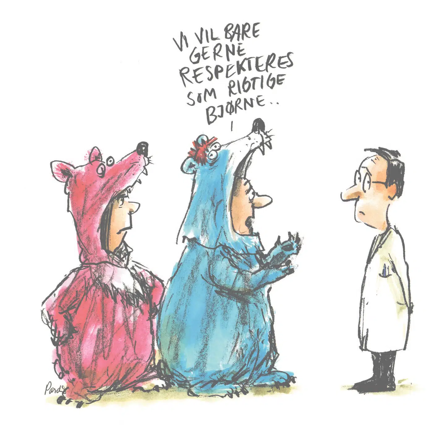 Jeg har stor faglig betænkelighed overfor at lade børn vokse op i miljøer med seksuelt usikre forældre, skriver psykolog Kirsten Damgaard. ILLUSTRATION: CHARLOTTE PARDI