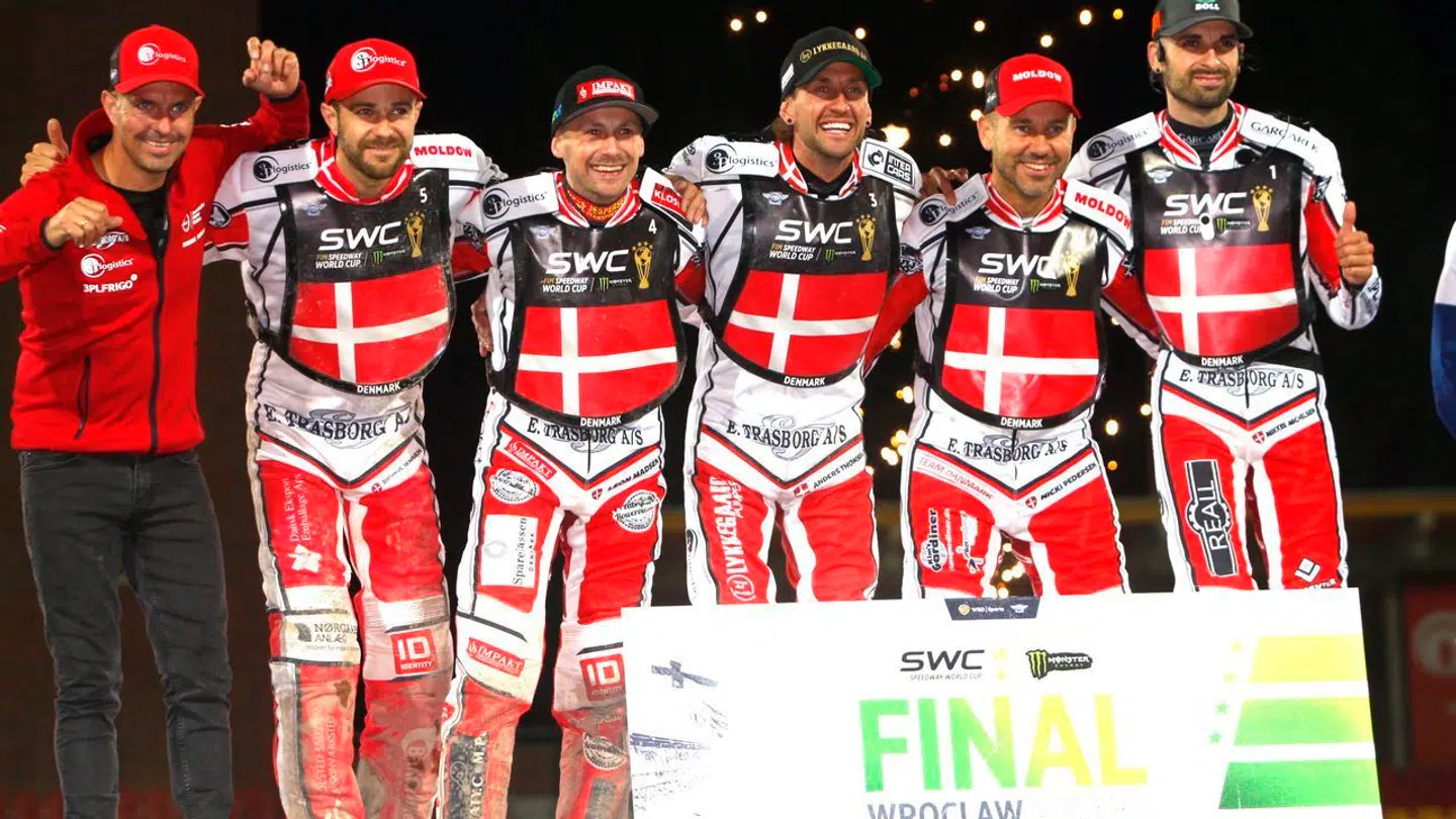 Henrik Møller, t.v., med det danske hold denne sommer.