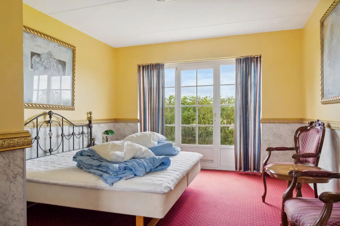 Der er 17 soveværelser på slottet.