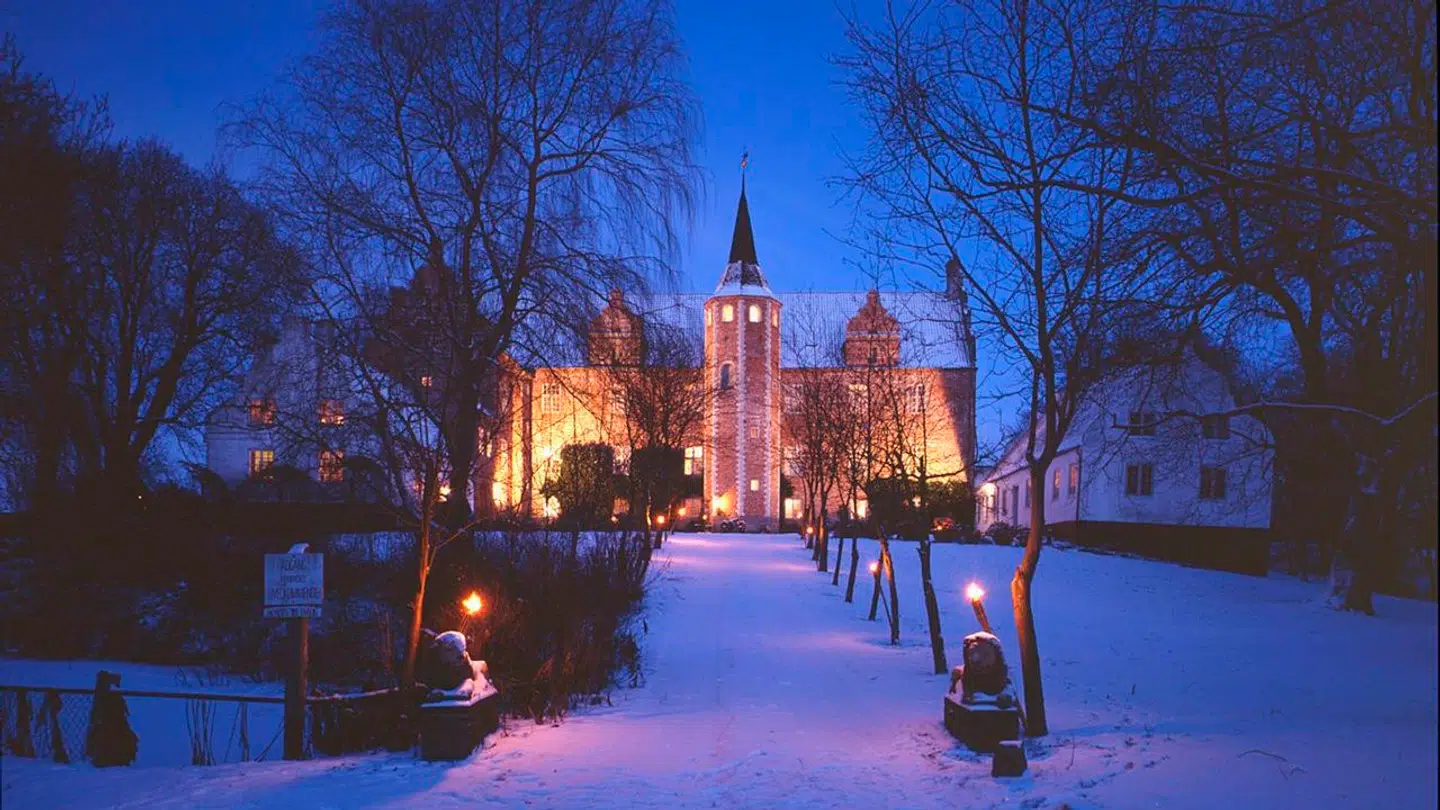 Harridslevgaard Slot skulle Jim Lyngvild først have købt, men nu bejler Christian Stadil til det nordfynske slot. Foto: Scanpix / B.T. ARKIV.