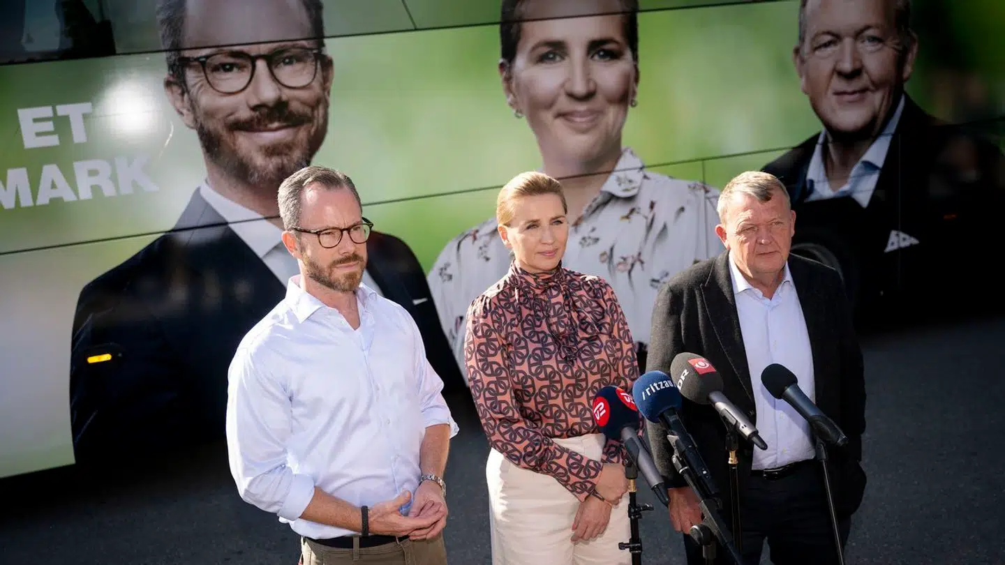 Jakob Ellemann-Jensen, Mette Frederiksen og Lars Løkke Rasmussen er i disse dage på charmeoffensiv i det ganske land.