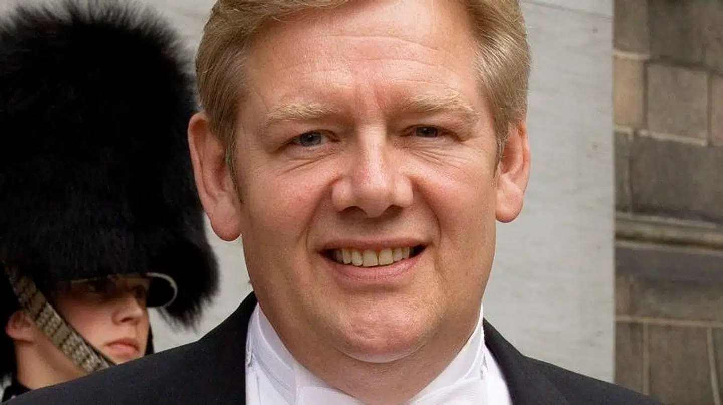 Palle Skov Jensen, da han i 2007 fik Ridderkorset hos Dronningen.