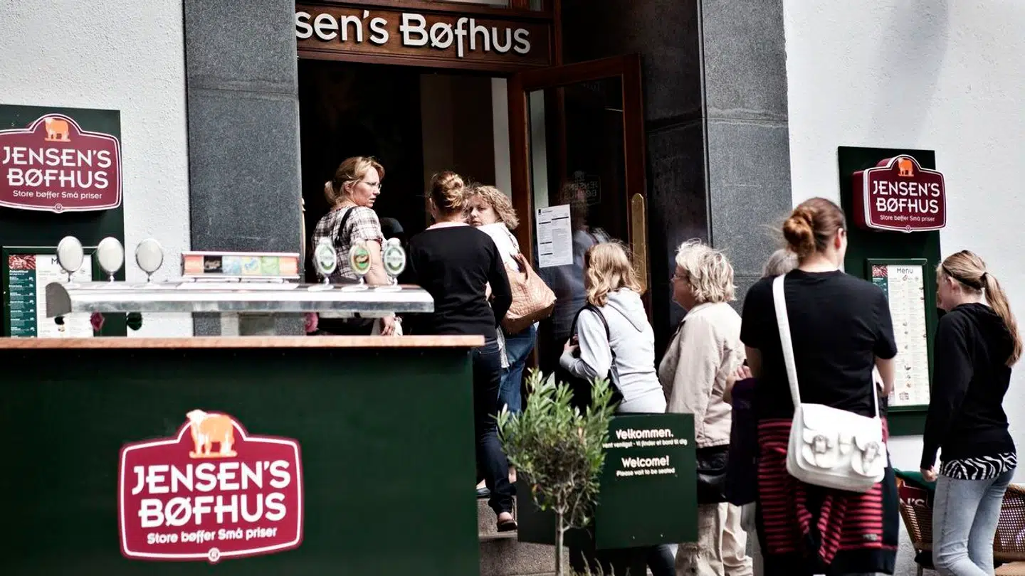 Der var godt gang i den på Jensens Bøfhus i de 'gode gamle dage''.