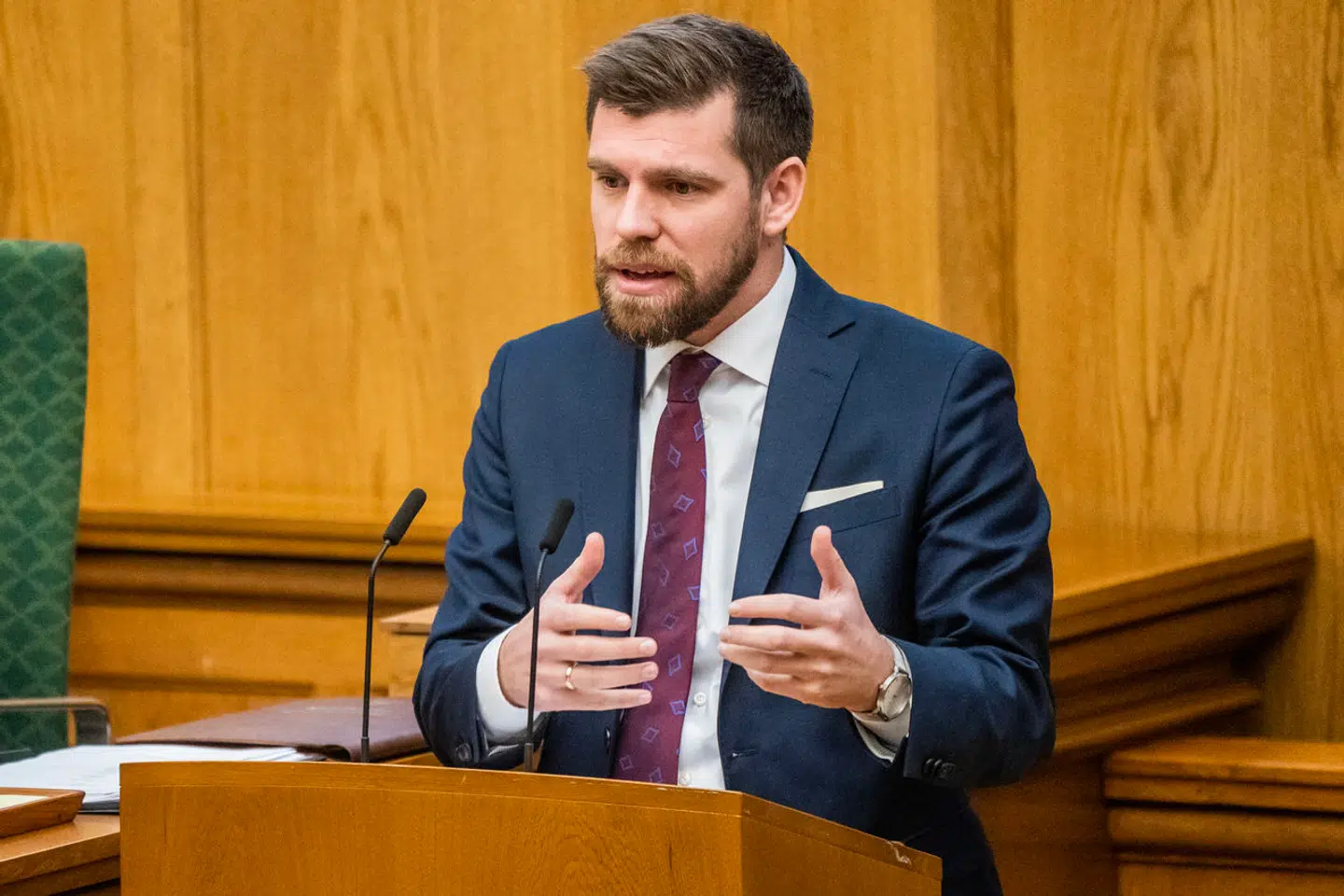 Venstres politiske ordfører, Morten Dahlin, er uenig med sin partifælle, tidligere finansminister Thor Pedersen.