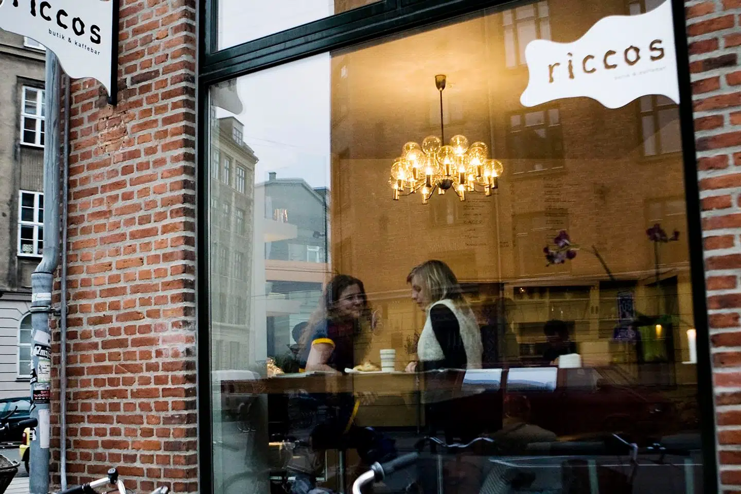 Ricco's Kaffebar på Stefansgade på Nørrebro.