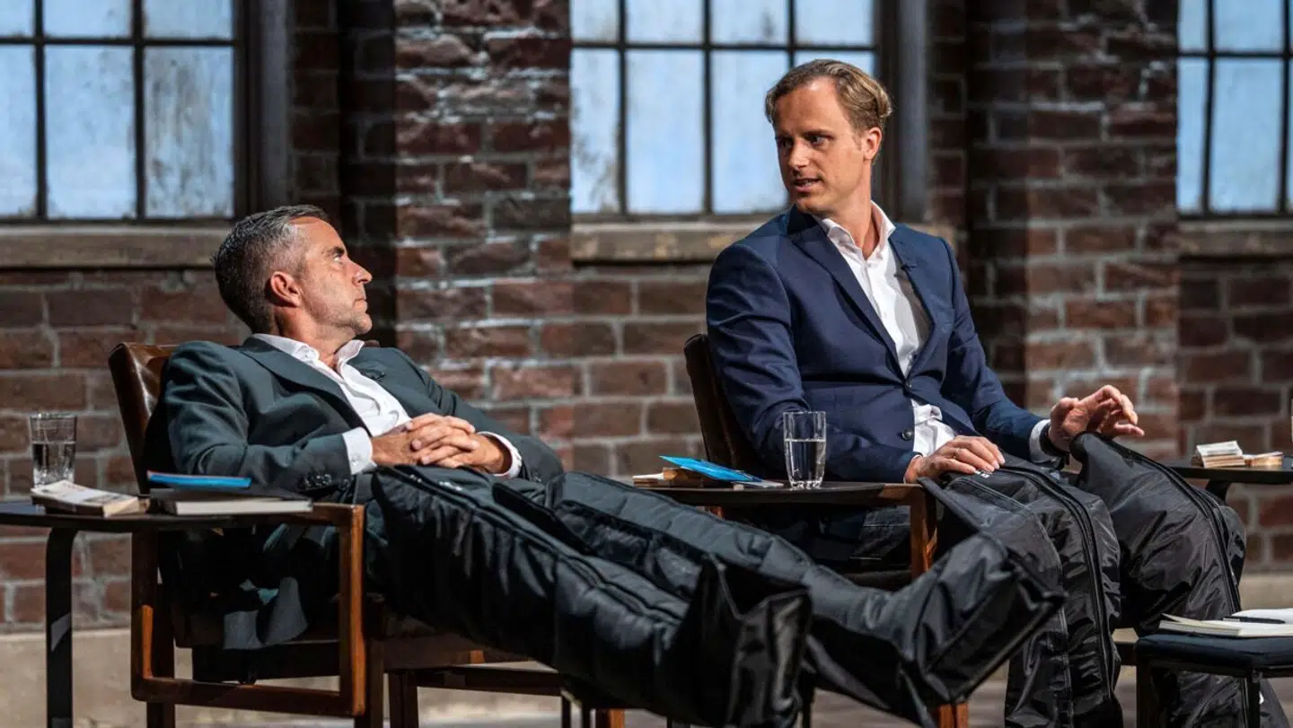 Jacob Risgaard og Christian Arnstedt i 'Løvens Hule'.