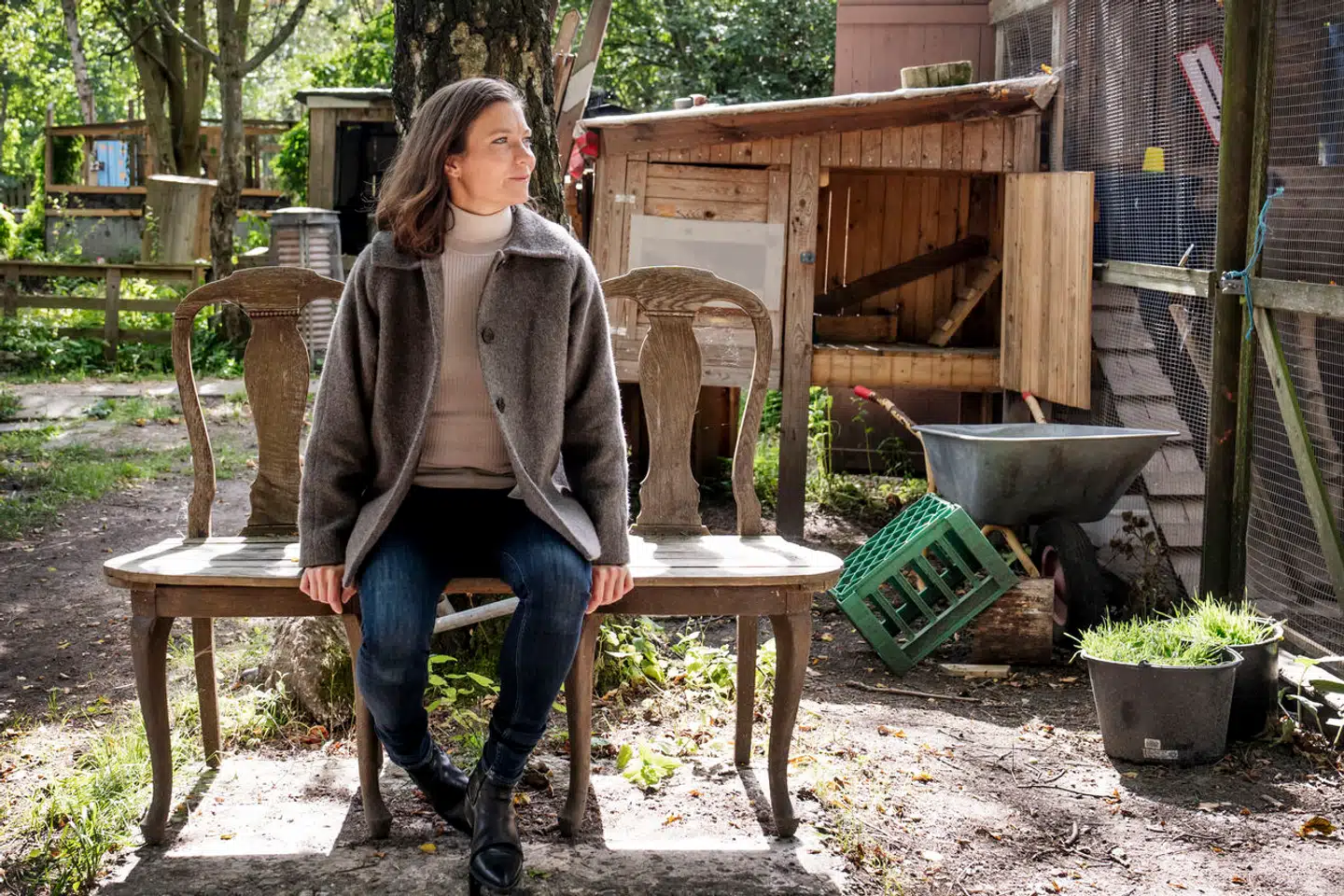 Der mangler et borgerligt syn på børnene, mener den radikale Lotte Rod. Her fotograferet på byggelegepladsen i Rødovre.