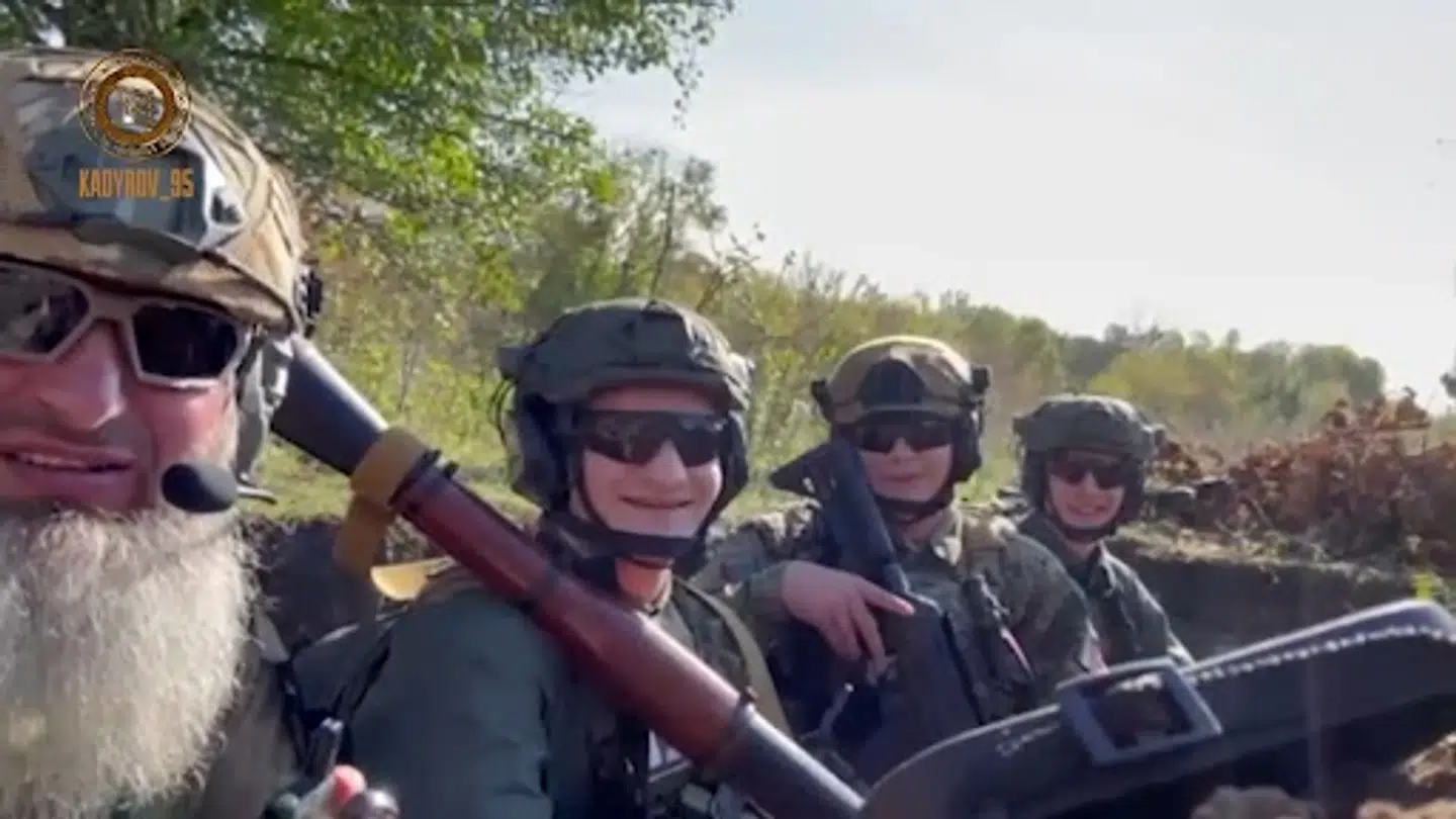 Akhmat, Eli og Adam ved fronten.