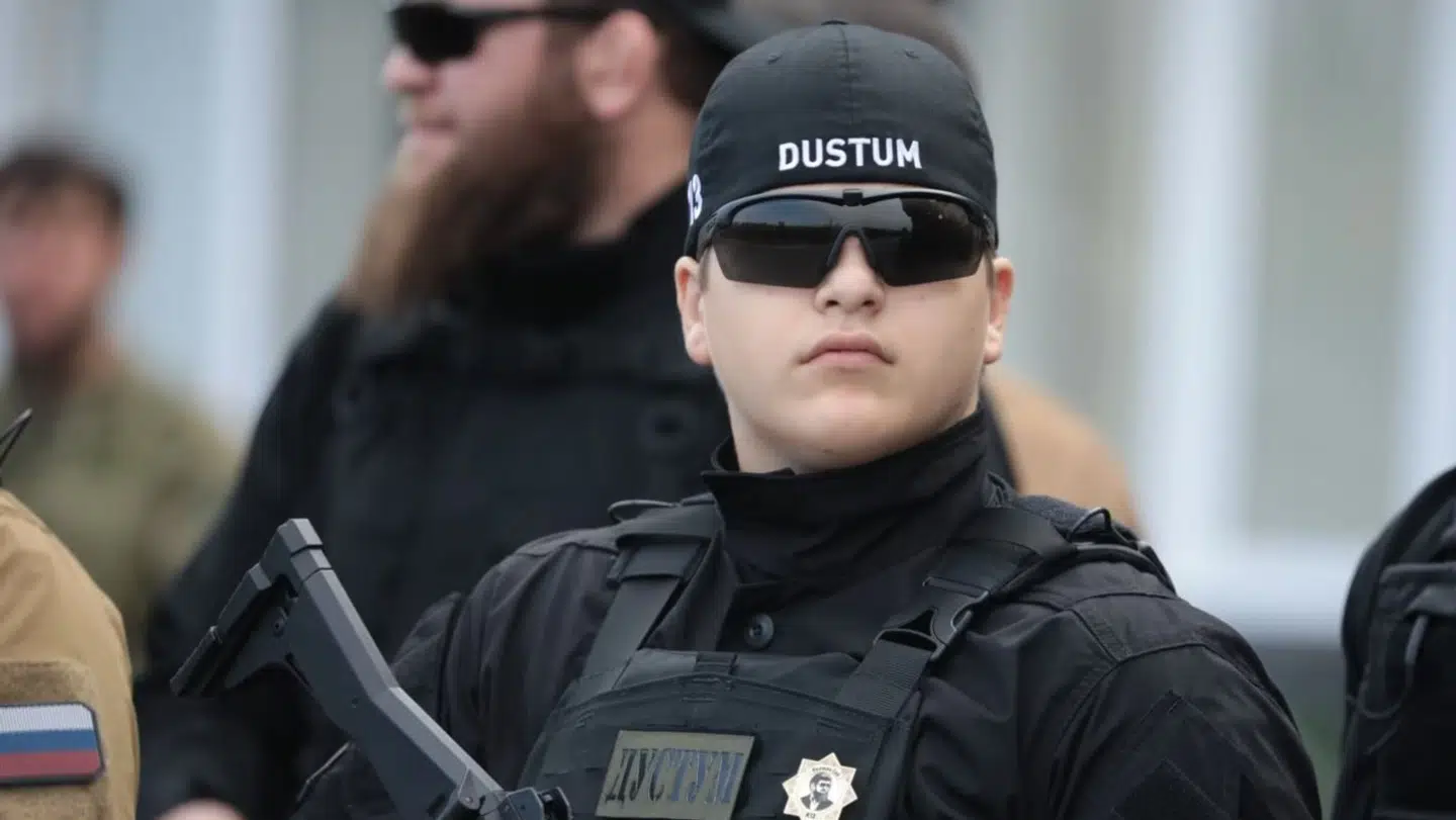 Adam Kadyrov ved fejringen af Vladimir Putins 70-års fødselsdag.